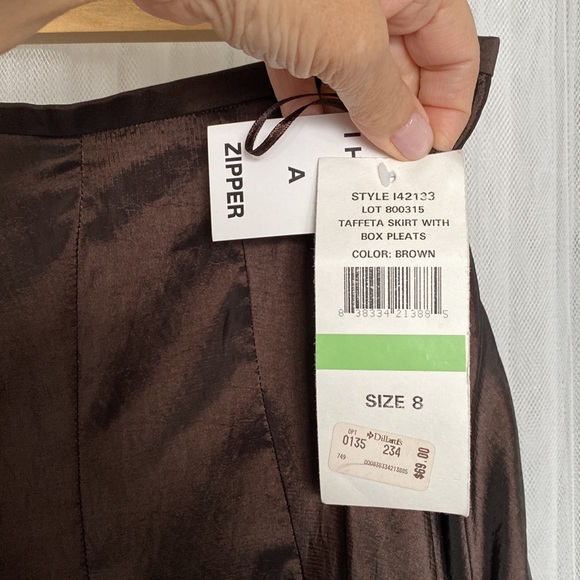 💝NEW💝J.R.Nites by Caliendo taffeta skirt - Picture 4 of 13